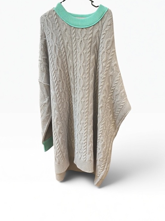 Free People Dresses & Skirts - Brand new with tag! Free People Women's Medium Gray Cable Knit Dress Oversized